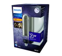 Philips ampoule LED Double layers E27 20W Blanc Chaud Smoky Compatible Variateur, Verre