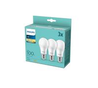 Philips Ampoule LED E27 100 W A67 mat, blanc chaud