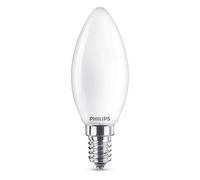 Philips ampoule LED Flamme E14 22W Equivalent 25W Verre Blanc chaud