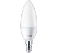 Philips ampoule LED Flamme E14 60W Blanc Chaud Dépolie