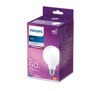 Philips ampoule LED Globe E27 60W Blanc Froid Dépolie, verre