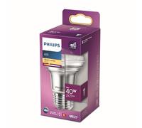 Philips ampoule LED Réflecteur R63 E27 40W Blanc Chaud, Verre