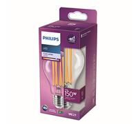PHILIPS CONSUMER FILAMENT DROP BULB A67 17W 4000K E27 LEDGOC150CWP [EEK: D]