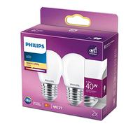 Philips Ampoule LED standard E27 4,3W-40W blanc chaud - L'unité