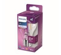 Philips LED 76201801 LED CEE E (A - G) E27 4.3 W = 40 W blanc neutre (Ø x L) 6 cm x 10.6 cm 1 pc(s)