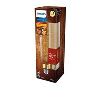 Philips ampoule LED Stick Giant T65 E27 40W Ambrée, Compatible Variateur, Verre