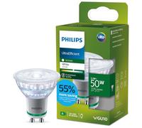 Philips, ampoule LED Ultra Efficient 50W, culot GU10, blanc 3000K