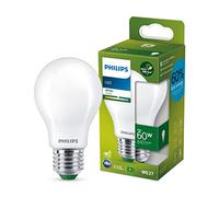 Philips ampoule LED Ultra Efficient Classe A, 60W, 3000K Blanc, verre, dépolie