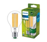 Philips ampoule LED Ultra Efficient classe A, 75W, 3000K Blanc, transparente, verre