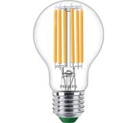 Philips, ampoule LED Ultra Efficient Classe A, 75W, culot E27, blanc chaud 2700K, transparente