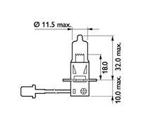 PHILIPS Ampoule, projecteur longue portée supérieur 13336MDBVB1 pour DAF IVECO