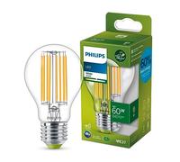 Philips Ampoule transparente à filament 60 W A60 E27