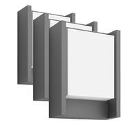 PHILIPS Applique extérieure LED Arbour - Anthracite - 600 lm - 6W - IP44 (Lot de 3)