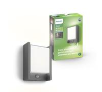 Philips Applique Murale Exterieur LED avec detecteur de mouvement, Gris Anthracite, Philips Arbour, pour éclairage de votre maison, jardin et terrasse