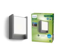Philips Arbor UltraEfficient, Applique d'extérieur 3,8W, 2700K, antracite, IP44 résistante aux intempéries