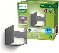 Philips Applique murale extérieure Arbor UltraEfficient haut/bas 3,8 W 2700 K IP44 antracite