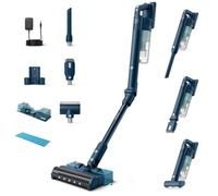 PHILIPS Aspirateur sans fil 5000 Series Flex, forte aspiration, autonomie de 60 min, buse avec éclairage LED, buse pour poils d'animaux, suceur plat et accessoires combinés, écran, batterie