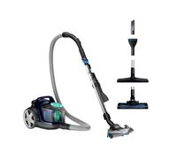 Philips Powerpro Active Aspirateur Sans Sac Bleu Louros 750w Fc9556/09