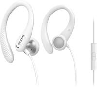 Ecouteurs sport - PHILIPS - Blanc - Intra-auriculaire - Filaire - Résistant à la transpiration