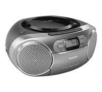 Philips Audio AZB600/12 Radio CD portable AZB600/12 (Dynamic Bass Boost, DAB+, lecteur CD/cassette, entrée 3,5 mm) Argent foncé