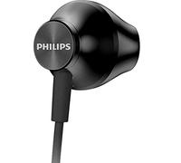 Philips Audio Écouteurs Intra-Auriculaires UE100BK/00 avec Puissance de Basse améliorée (diaphragme de 14,2 mm en néodyme, câble Ergonomique 1 m), Noir