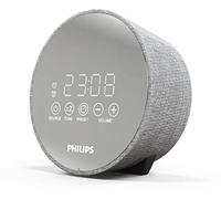 Philips Audio Réveil Radio Numérique Dr402/12 (Minuterie de Veille, Chargement USB, 2 Fonctions d'Alarme)