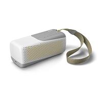 Philips Audio TAS4807W/Enceinte sans Fil Blanc, Protection Contre La Poussière/Eau, Basses Puissantes, Micro Intégré Les Appels, 12 Heures Musique, Appels Mains Libres avec Assistant Push-to-Talk