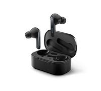 Philips Audio TAT5506BK Écouteurs sans Fil, réduction du Bruit Pro, étui de Chargement sans Fil Pratique, écouteurs Intra Auriculaires avec Double Micro, Bluetooth, durée d'écoute de 32 Heures, Noir