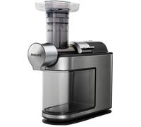 Philips Avance Collection Slow Juicer Presse-agrumes, facile à laver, ouverture XL, 1,0 L, 200 W, argent (HR1949/20)