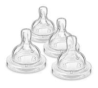Philips Avent Anti-colic Baby Bottle Medium Flow Nipple, 4pk, Flow 3, SCF423/47