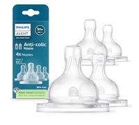 Philips Avent Anti-Colic Nipples - Flow 2, 4-Pack, SCY762/44