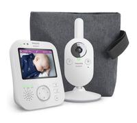 Ecoute-bébé vidéo - PHILIPS AVENT - Audio connecté - Ecran HD 3,5 pouces - Portée 300m - Autonomie 12h - Fonction répondre à bébé
