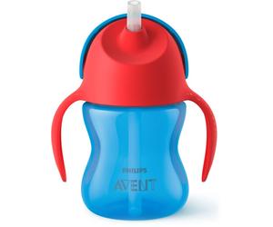 Philips Avent Bendy Straw SCF796/01 9m+ tasse avec paille flexible Blue 200 ml