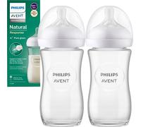 Philips Avent Biberons SCY93301 verre 240ml 2 pièces anti-coliques BPA free