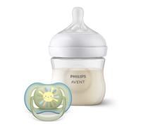 Philips Avent - Coffret découverte Biberon natural 125ml + Sucette Ultra Air 0-6M