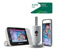 AVENT Philips babyphone Video connecté avec Wi-FI, caméra HD de Haute qualité, Vision Nocturne Infrarouge, détection des Pleurs, Audio bidirectionnel, 12 Heures d'autonomie en Mode éco, SCD951/26
