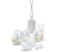 Philips Avent - Tire-lait électrique double mains libres, moteur de qualité hospitalière, imite le rythme de succion de bébé, jusqu'à 85 aspirations par min, 2 bouteilles, 4 téterelles, SCF547/11