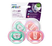 Philips Avent Lot 2 Sucettes Ultra Air 18+ mois (Modèle SCF349/15)