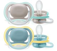 Philips Avent - Lot de 2 Sucettes Ultra Air Neutre 18M+