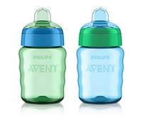Philips Avent My Easy Sippy Cup, 9 Ounce, Blue/Green, Stage 2 (colors may vary) by Philips AVENT