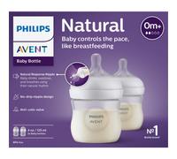 Philips Avent Natural Response Biberon 125ml +0 Mois Débit Nouveau-Né 2 Pièces (SCY900/02)