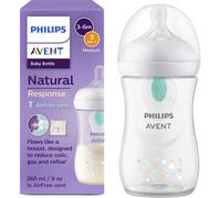 Philips AVENT Natural Response SCY673/82 Biberon valve AirFree 260 ml - tétine 1m+ - 1 pièce