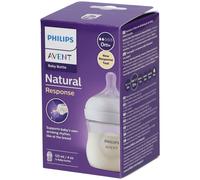Philips Avent Natural Response Biberon 125ml +0 Mois Débit Nouveau-Né 1 Pièce (SCY900/01 )