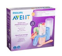 Philips AVENT Nourriture Rangement pour Maison Et Loin Petit Grand Tasses 20 Pcs