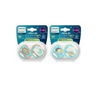 Philips Avent Pacifier Scf087/27 Ultra Air Day And Night Multicolore