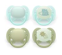 Philips Avent Pacifier Scf094/09 Ultra-Douce Day And Night Bleu