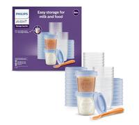 Philips AVENT – Pots de conservation SCF721/20 – 180/240 ml, couvercles et cuillère de sevrage