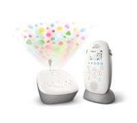 PHILIPS AVENT SCD733/00 - Ecoute bébé connecté - Connexion sécurisée & privée - Jusqu’à 18h d'autonomie - Projecteur d'étoiles