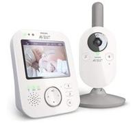 Philips AVENT Babyphone vidéo SCD843/26 – Technologie FHSS, écran 3,5" – fonction Répondre au bébé