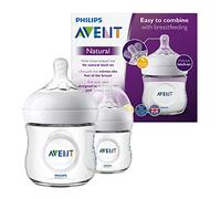 Philips Avent SCF030/27 Lot de 2 Biberon Natural 125 ml - 0 Mois+